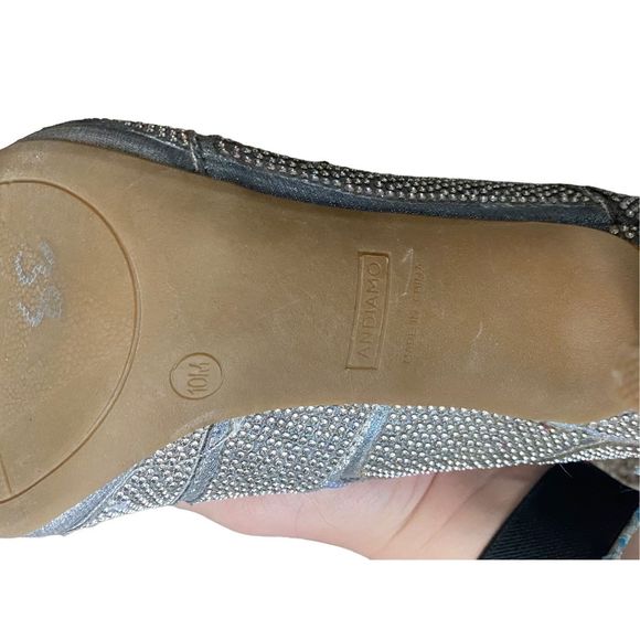 Andiamo Atrendy Rhinestone Encrusted Bootie with Silver Crystals - Picture 7 of 10